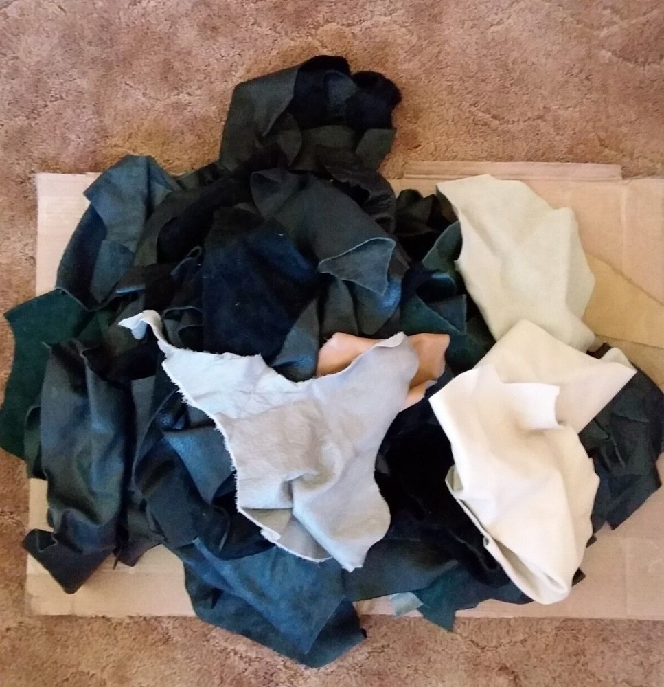Box of Leather, 13lbs. - Used