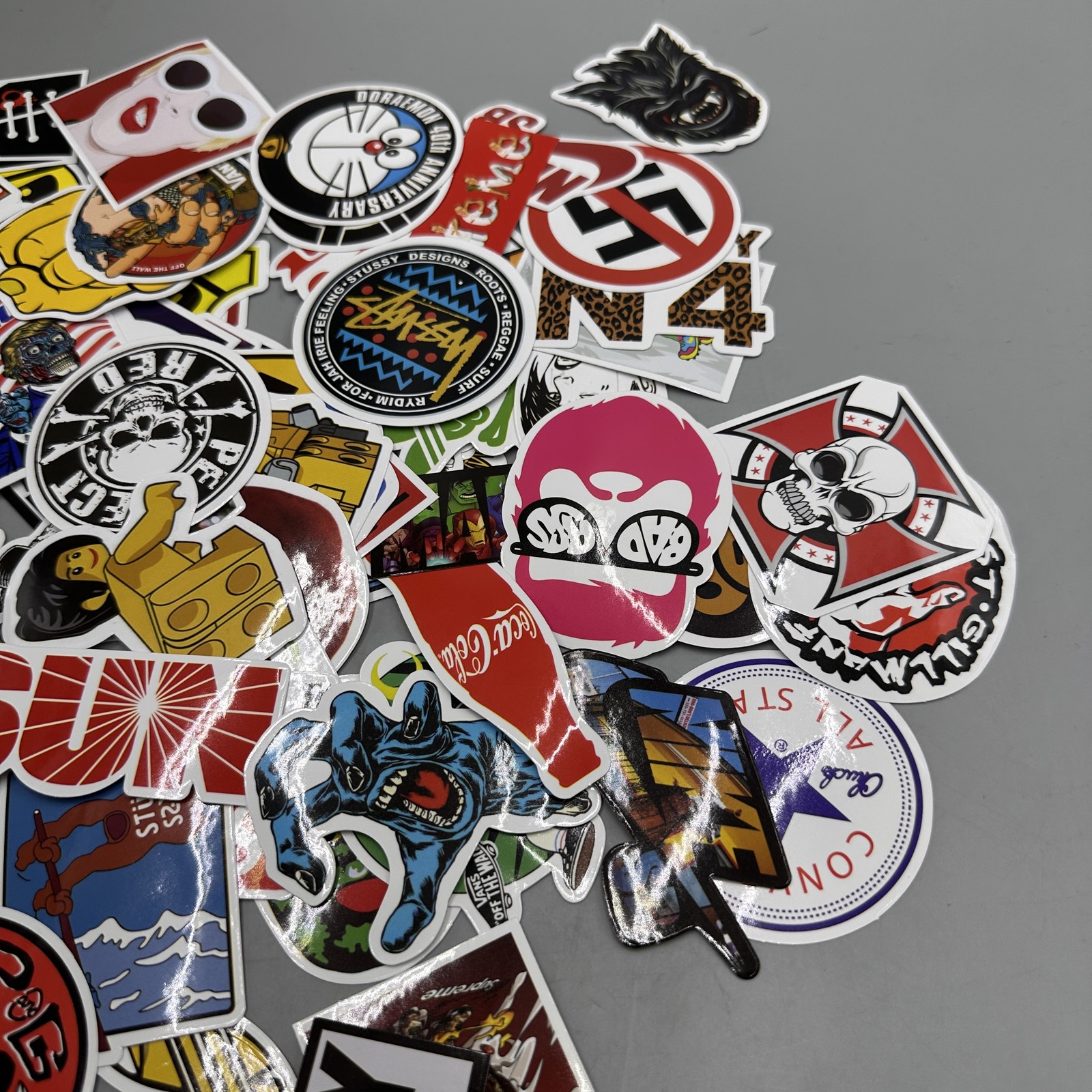 NEW 100 Skateboard Stickers Bomb Vinyl Laptop Luggage Decals Dope Sticker Lot