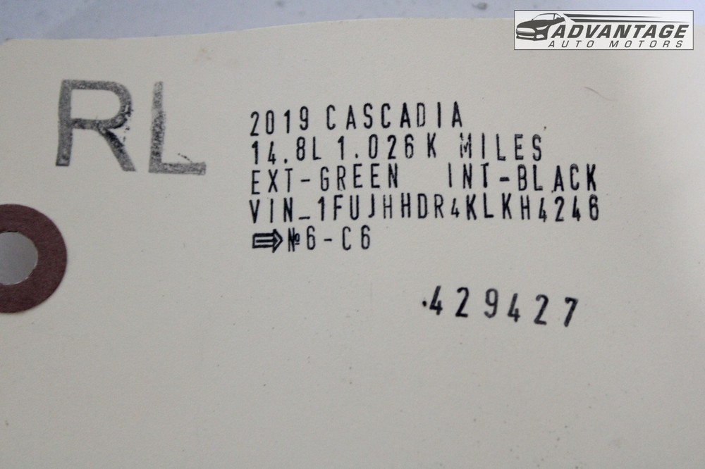 2017-24 FREIGHTLINER CASCADIA 126 REAR LEFT UPPER SLEEPER BUNK BRACKET MOUNT OEM