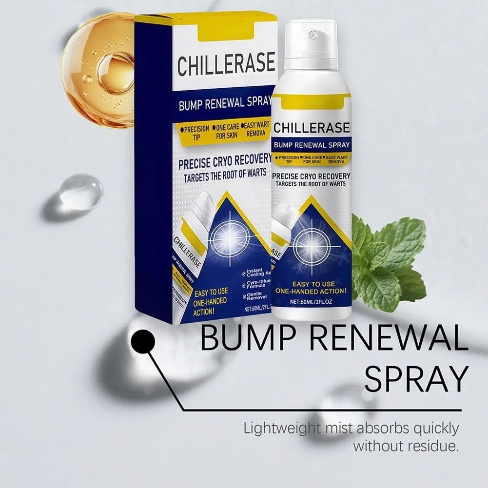 ChillErase Bump Renewal Spray,Professional Salicylic Acid Body Serum 2% 60ML