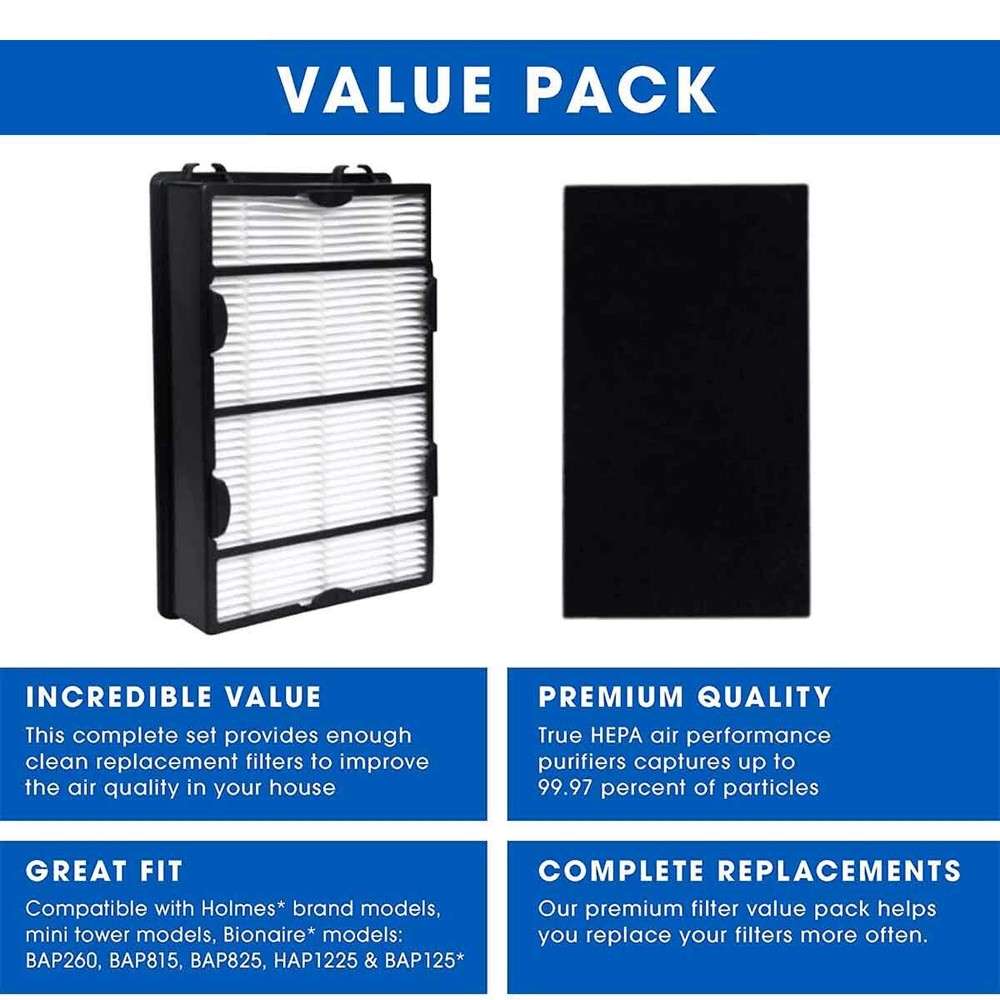 HAPF600 HEPA Filter Replacement for Holmes Air Purifier Replace HAP750 Filter