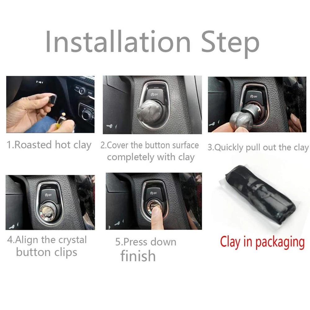 Start Stop Push Button For Mercedes-Benz To Start Button Keyless Go Engine