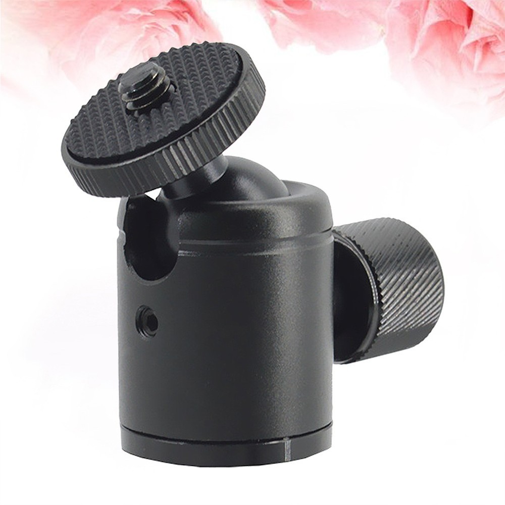 Compact Ball Head Camera Mount Adapter Flash Bracket Photography Light
