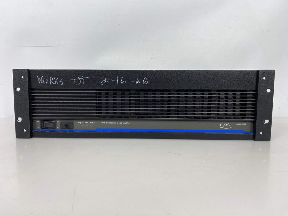 QSC 1400 2 Channel Power Amplifier