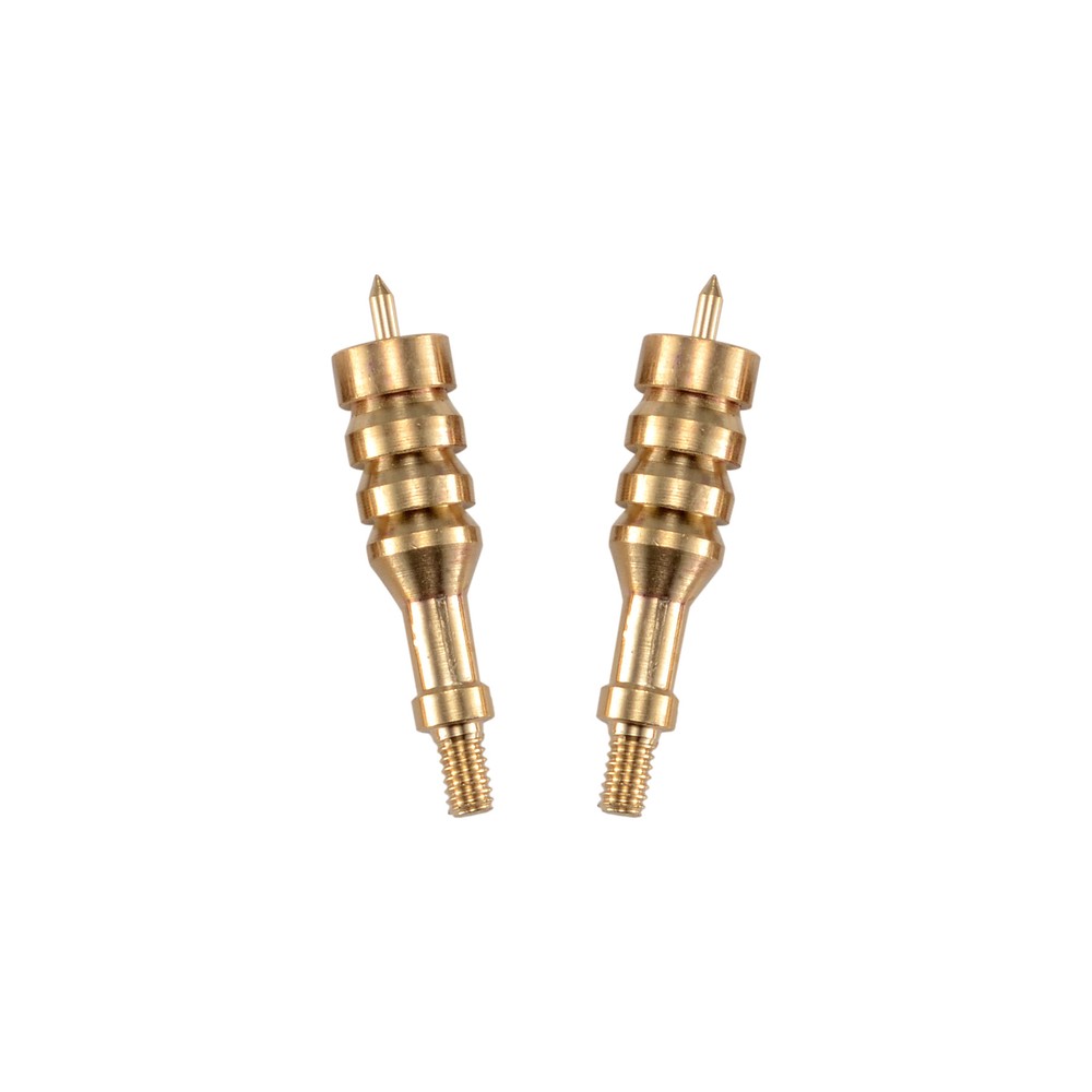 2 Pieces .44 Caliber Solid Brass Spear Pointed Jag Gun Clean Accessories Brass