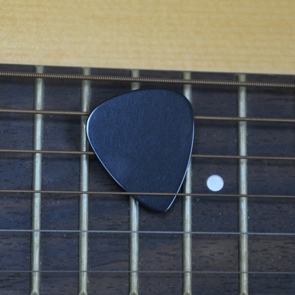 100pcs thin 0.46mm Blank Guitar picks Plectrums Celluloid Solid Black