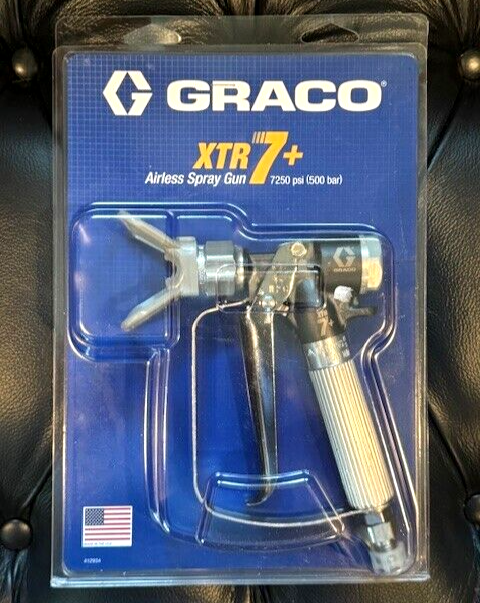 Graco XTR7+ Airless Spray Gun High Flow 7250PSI Round Handle XTR720 No Tip -NEW