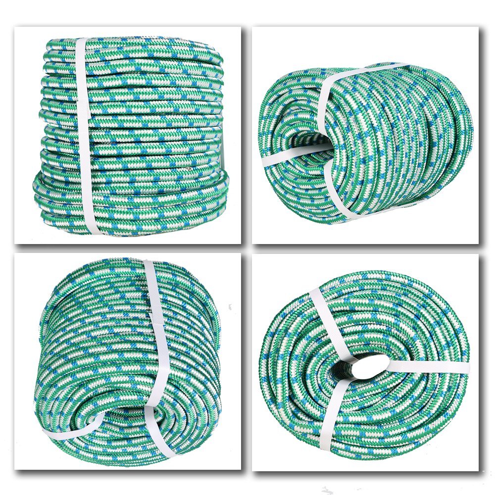 1/2" x 150' FT Double Braid Arborist Tree Climbing Rope Nylon Polyester
