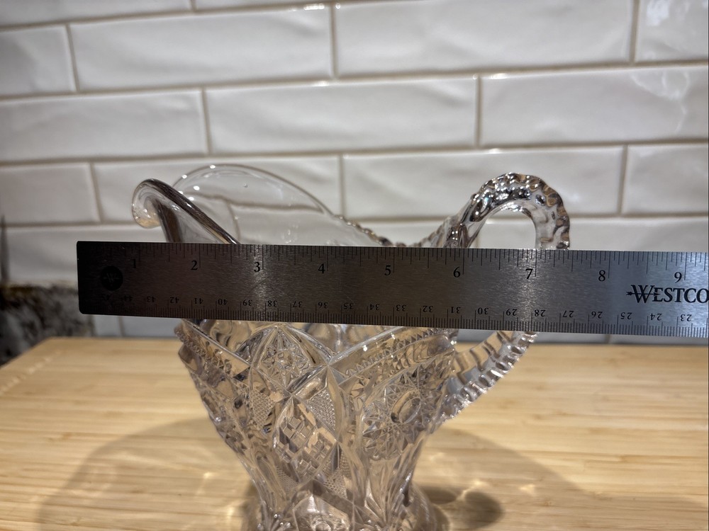 Victorian Cut Glass Pitcher