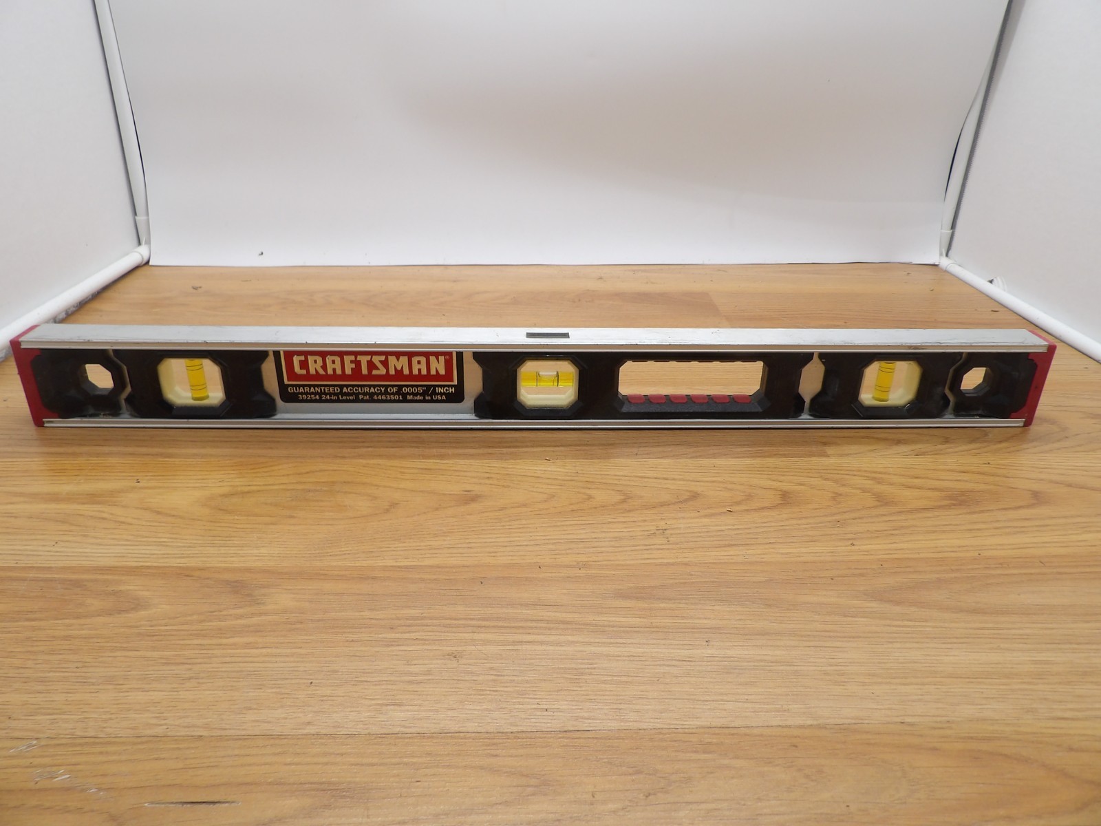 Craftsman 24” Aluminum Frame Level # 39254 - USA --Guaranteed Accuracy Of .0005"