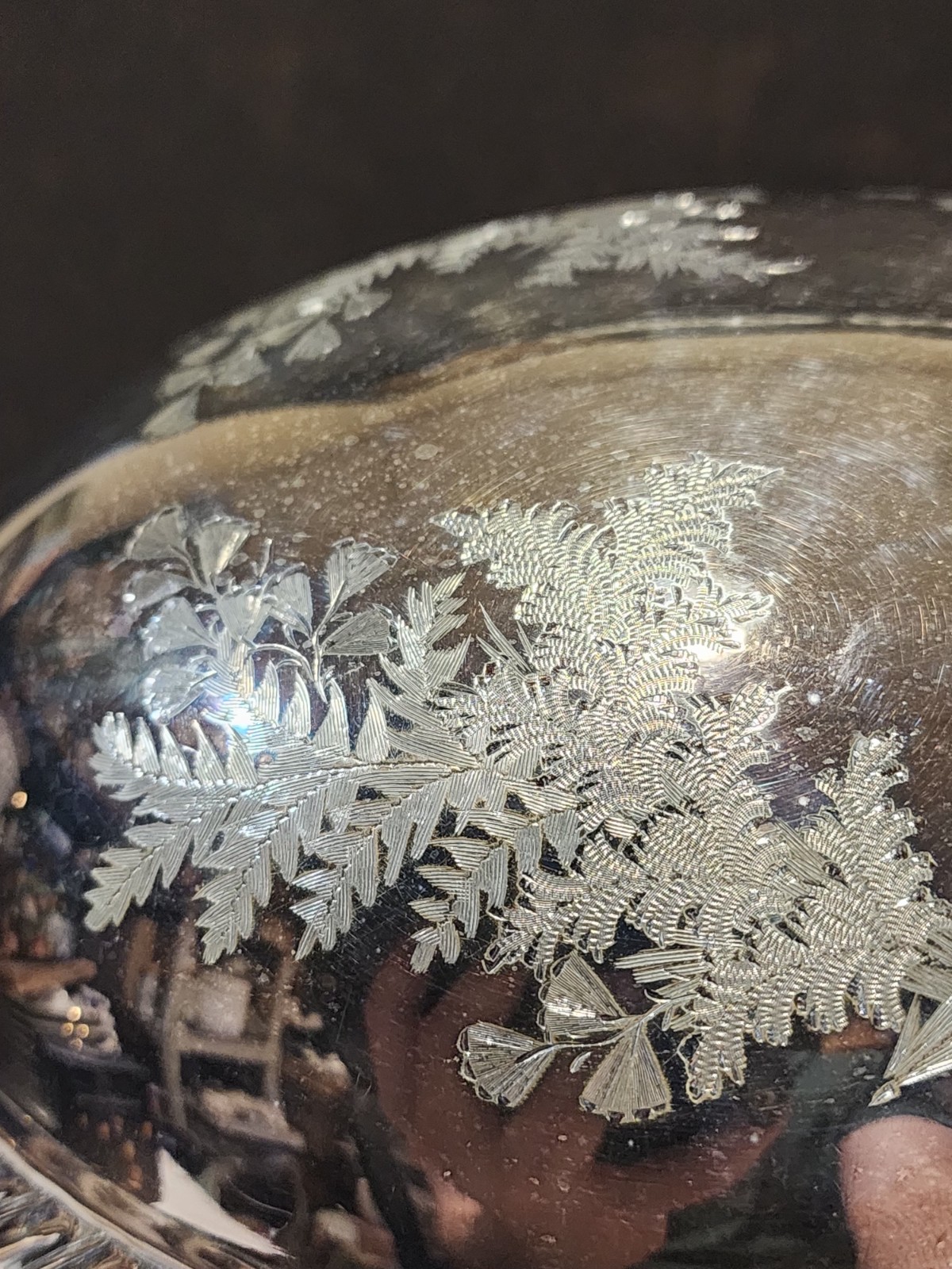 Reed & Barton 4142 Silverplate Roll Top Buffet Server Dome Dish Paw Foot