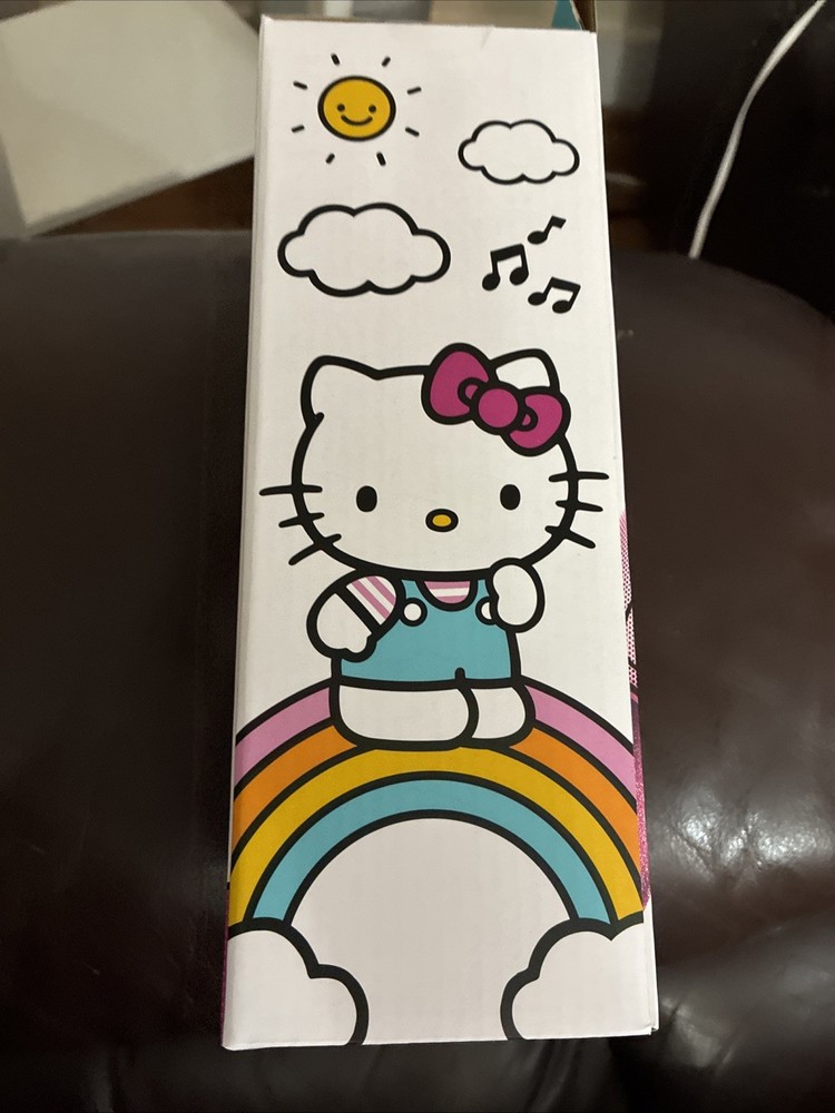 New Never Opened Box Glitter Karaoke Mic Wireless Speaker Hello Kitty