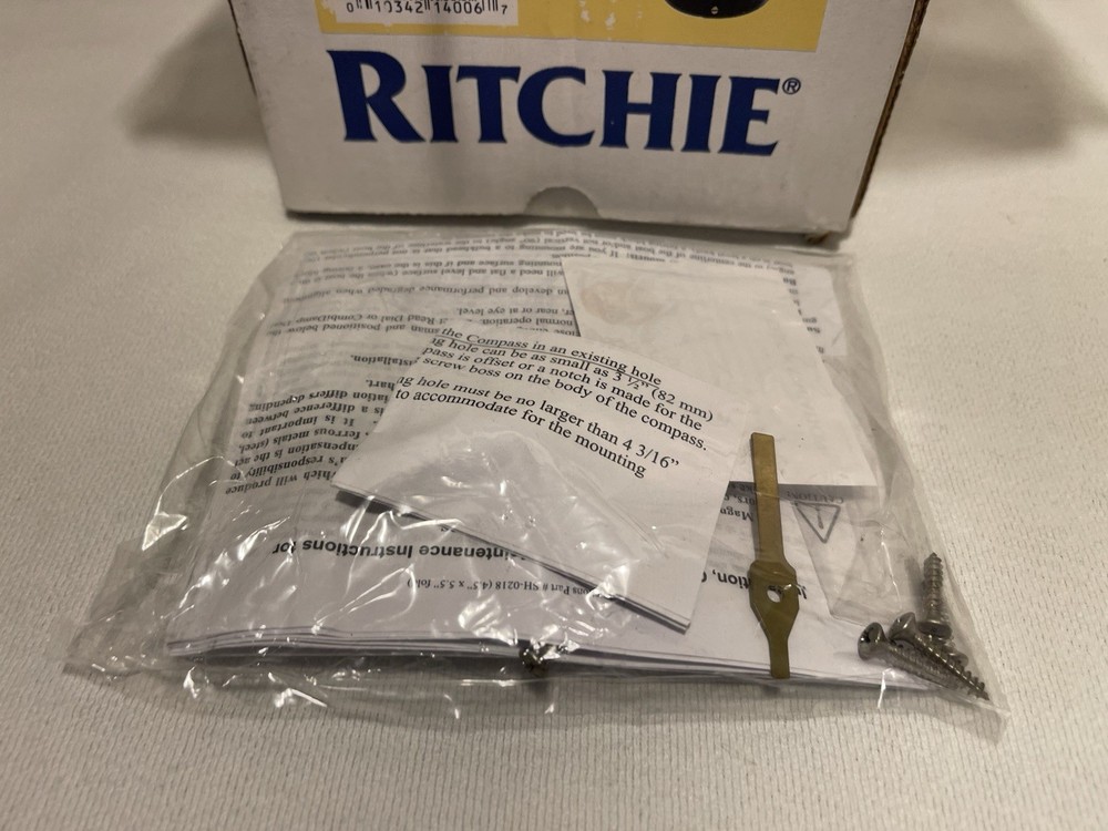 Vintage Ritchie Danforth Globebalance F-82W Flush Mount
