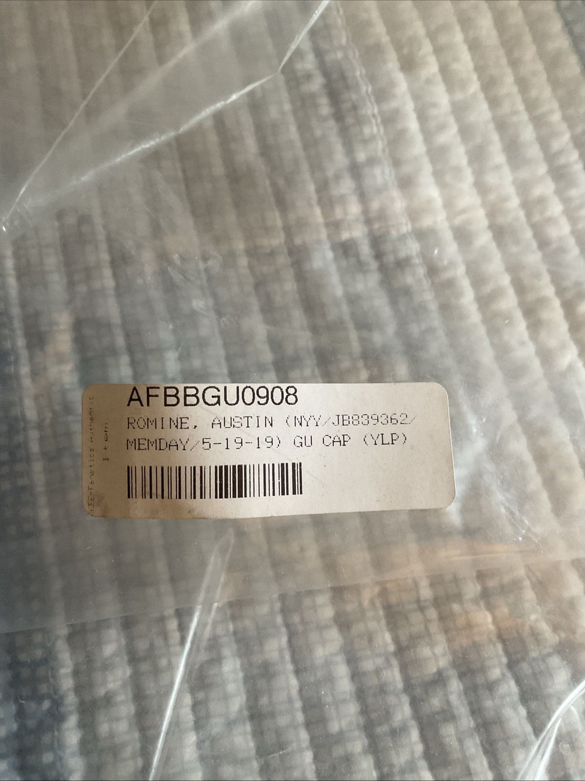 AUSTIN ROMINE *GAME USED* Memorial Day 5/19/19 CAMO HAY#28. COA STEINER