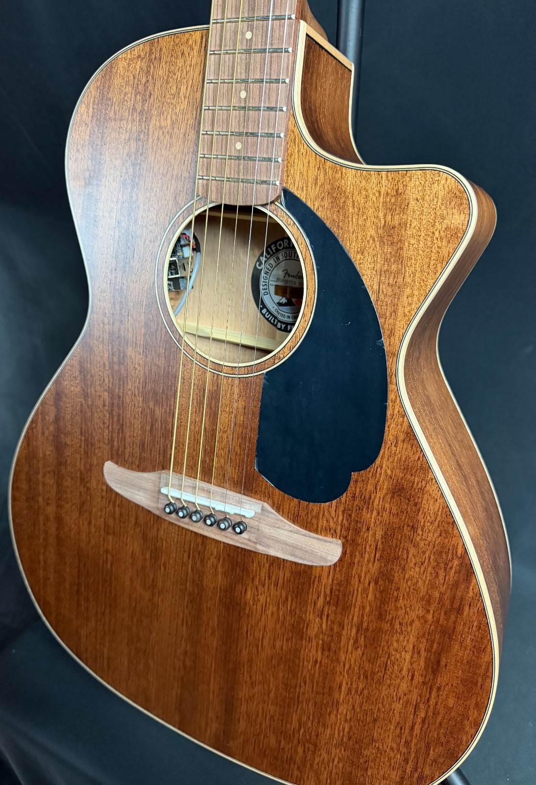 Fender Newporter Special Grand Auditorium Acoustic-Electric Guitar w/ Bag (061)