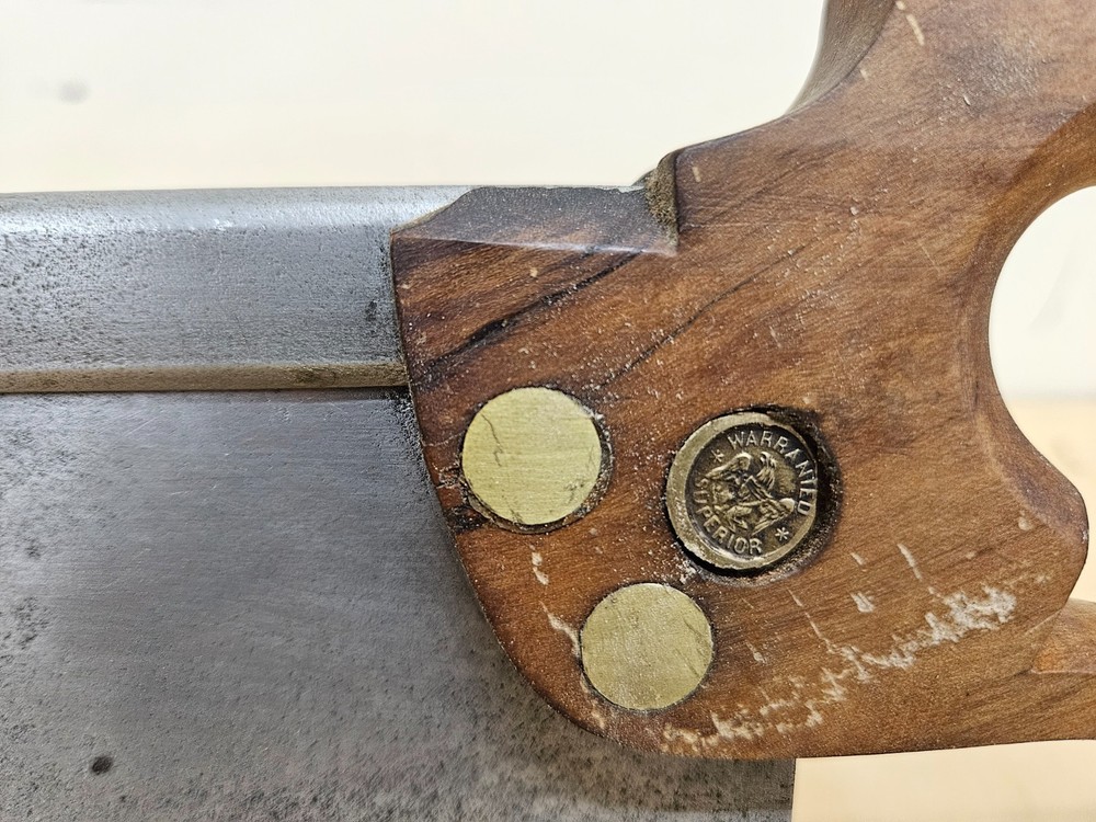 WM McNiece Backsaw, Ready to Use, Hand Sharpened and Hammer Set