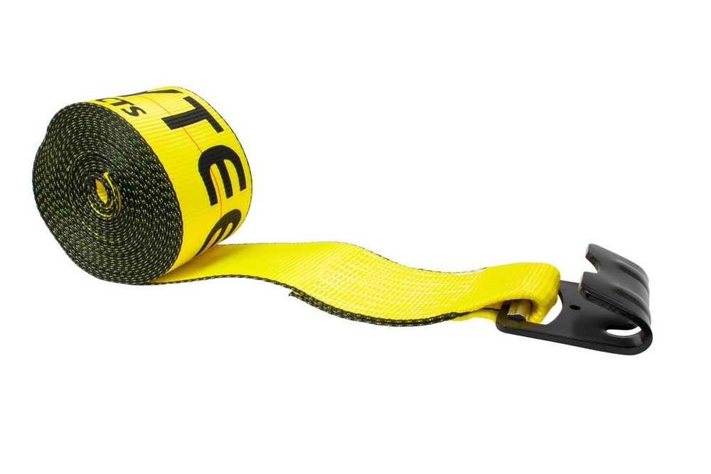 (4 Pack) 3 in. x 30 ft. Winch Strap with Flat Hook