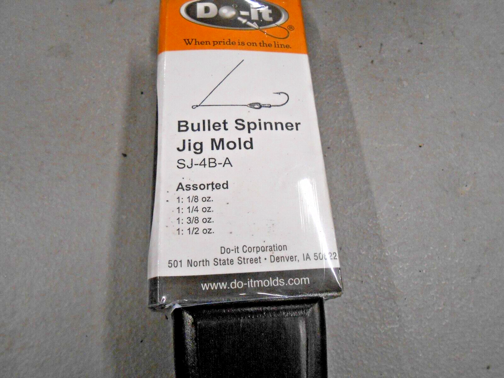 1214 DO-IT Bullet Spinnerbait Mold 1/8 - 1/2 oz