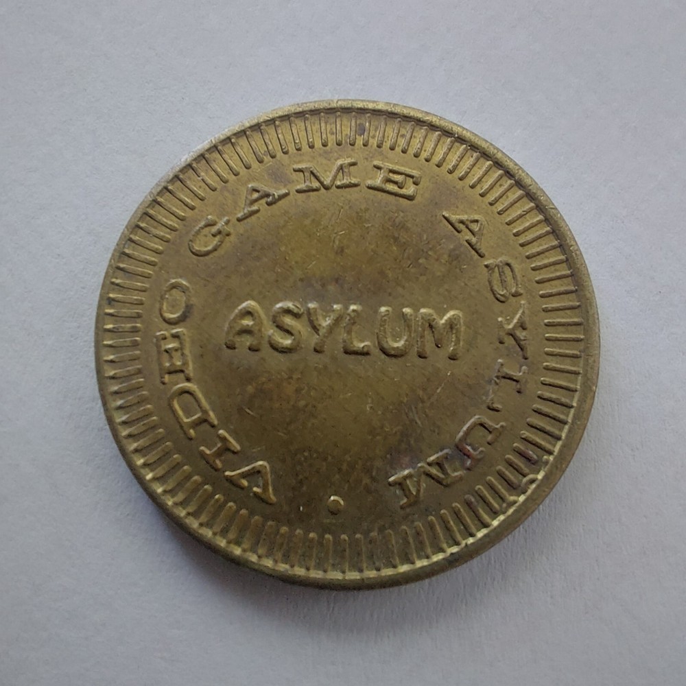 Token Video Game ASYLUM. bronze.#519E