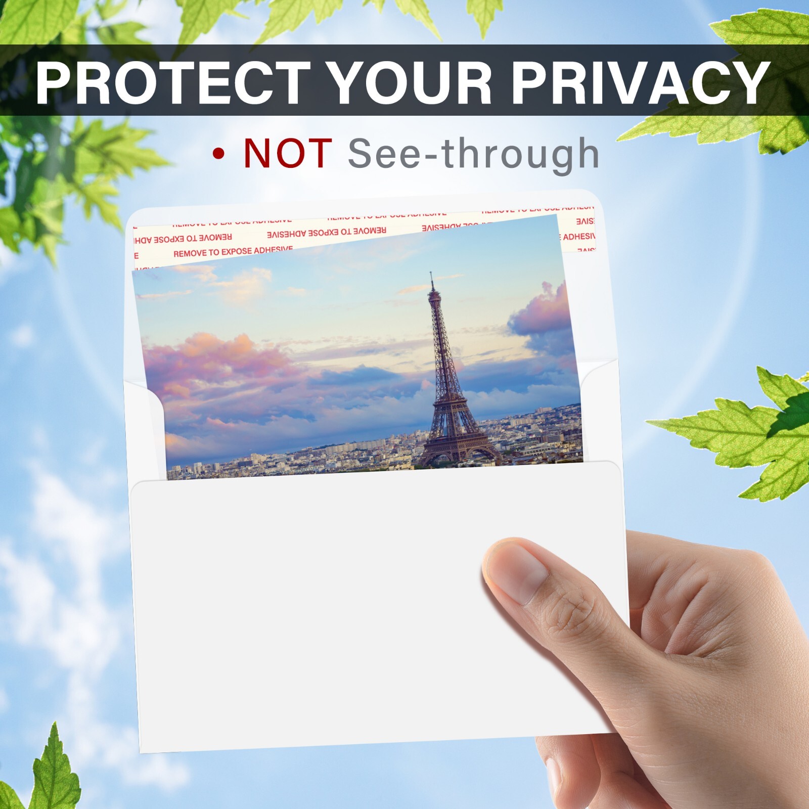 500 Bright White Invitation Envelope A4 4.25"x6.25" Self Seal for 4x6 Card Photo