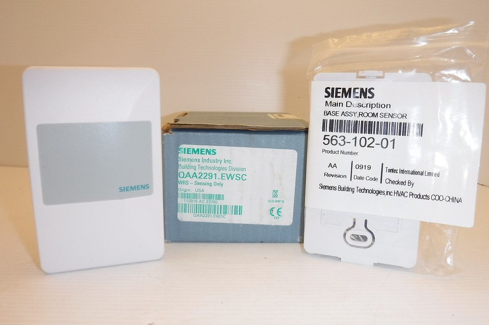 SIEMENS QAA2291.EWSC WIRELESS ROOM SENSOR WHITE NIB