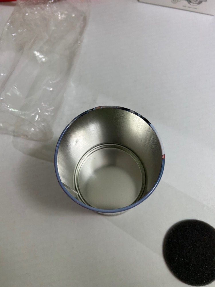 MARVEL 2001. ULTIMATE SPIDERMAN TIN PENCIL CUP WITH HIDDEN COMPARTMENT