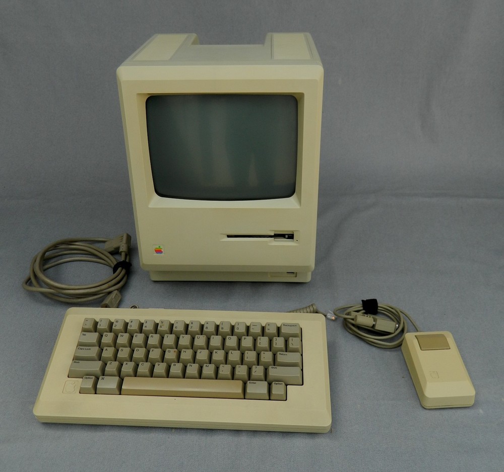Apple Macintosh 128K M0001 Computer System with RAM/SCSI Board