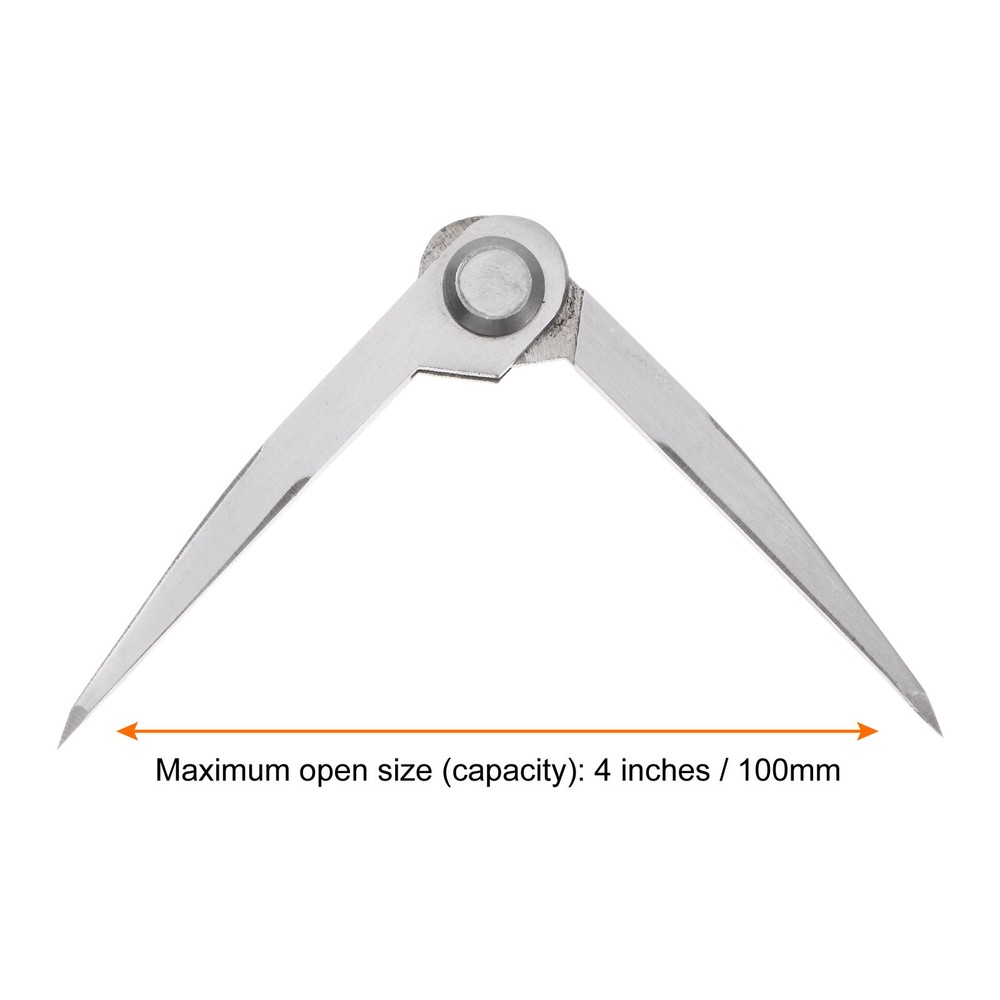 Navigation Divider 4 Inch 100mm Adjustable Straight Pattern Divider Compass