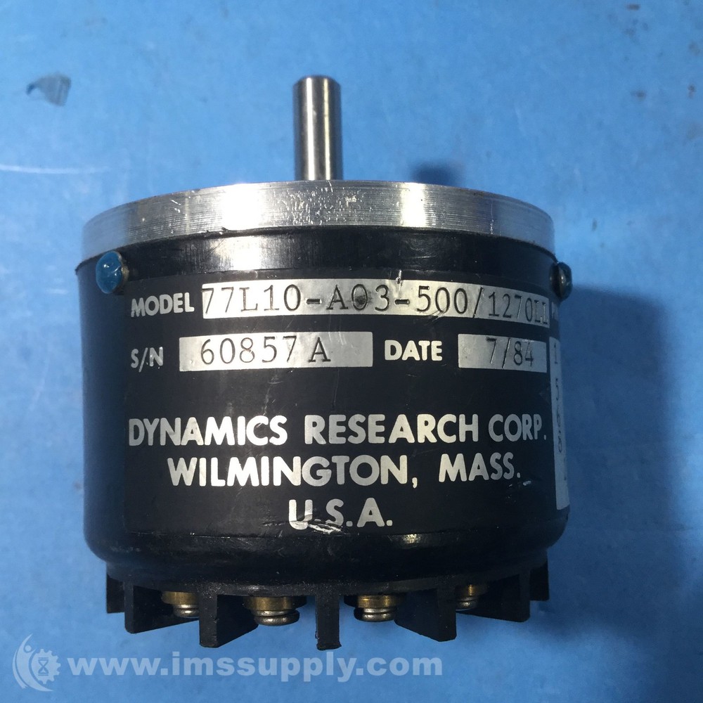 Dynamics Research 77L10-A03-500/1270LL Rotary Encoder USIP