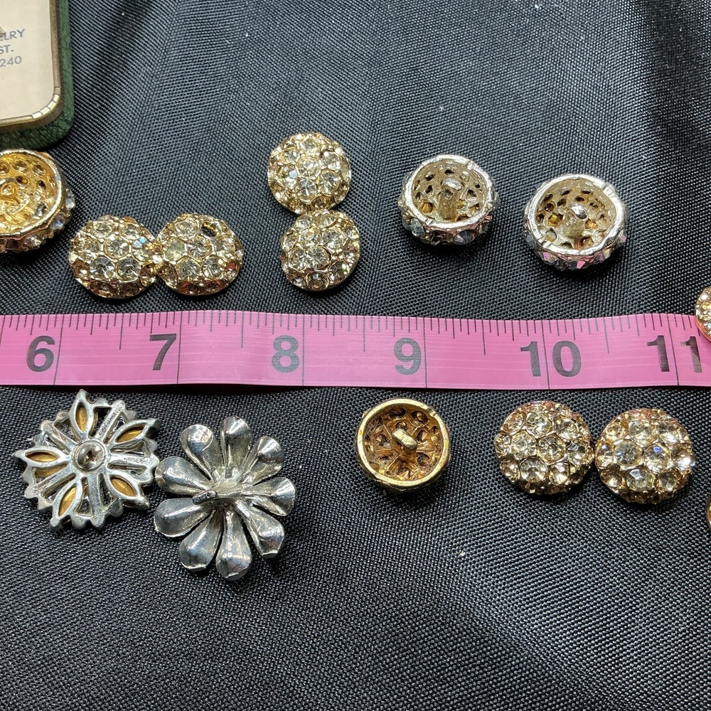 Vintage Rhinestone Buttons