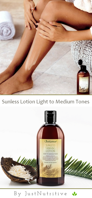 Sunless Tanning Lotion - Light to Medium tones