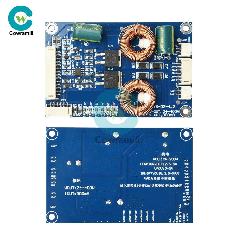 32-100 Inch LED LCD TV Backlight Boost Step Up Constant Current Driver Board