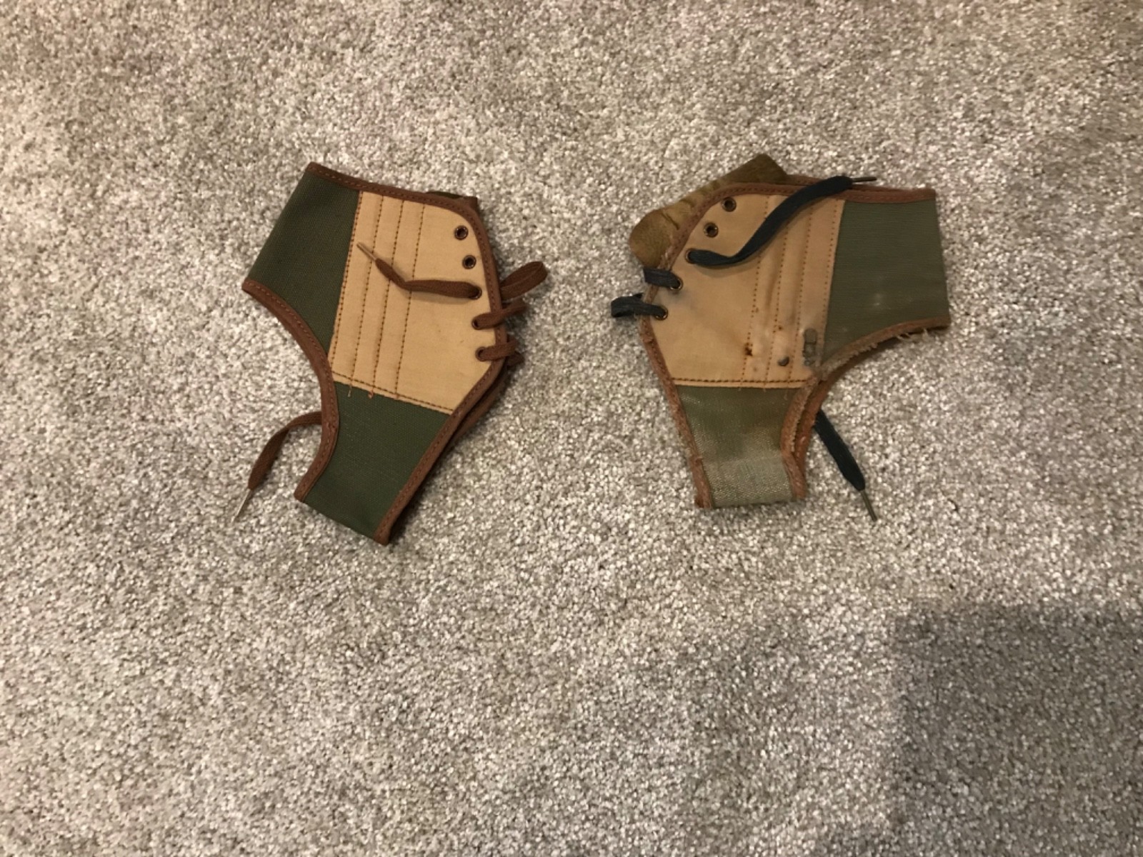 Vintage Football Pants Zip Up Buckle Front Red w White Stripes MacGregor Wilson+