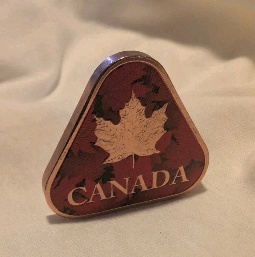 Canadian 1 Ounce .999 Copper Triangular Colorized Round