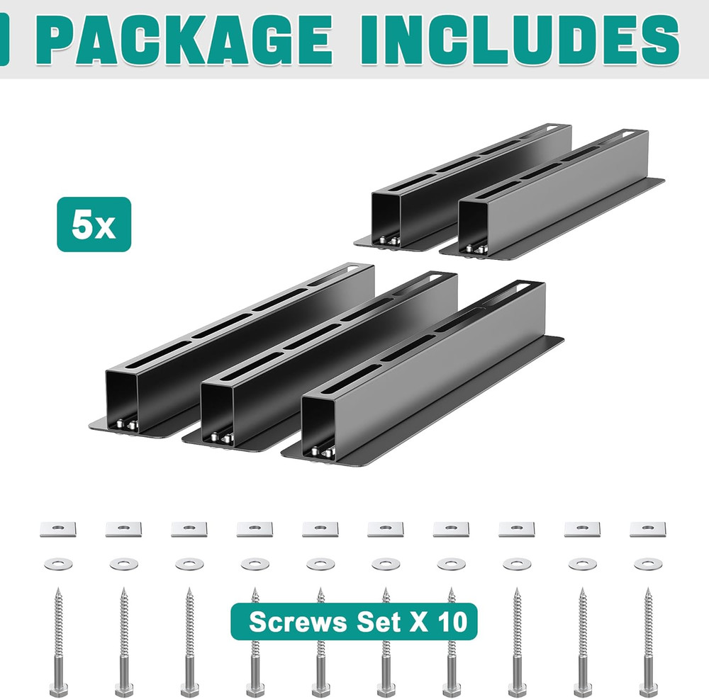 16" Ceiling Storage Rack Heavy Duty Garage Overhead Bin Storage System