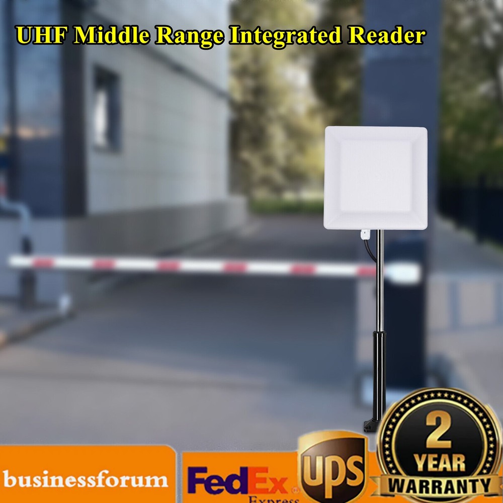 System Access Control Uhf Rfid Long Range Card Reader Rs232/485 Wiegand Parking
