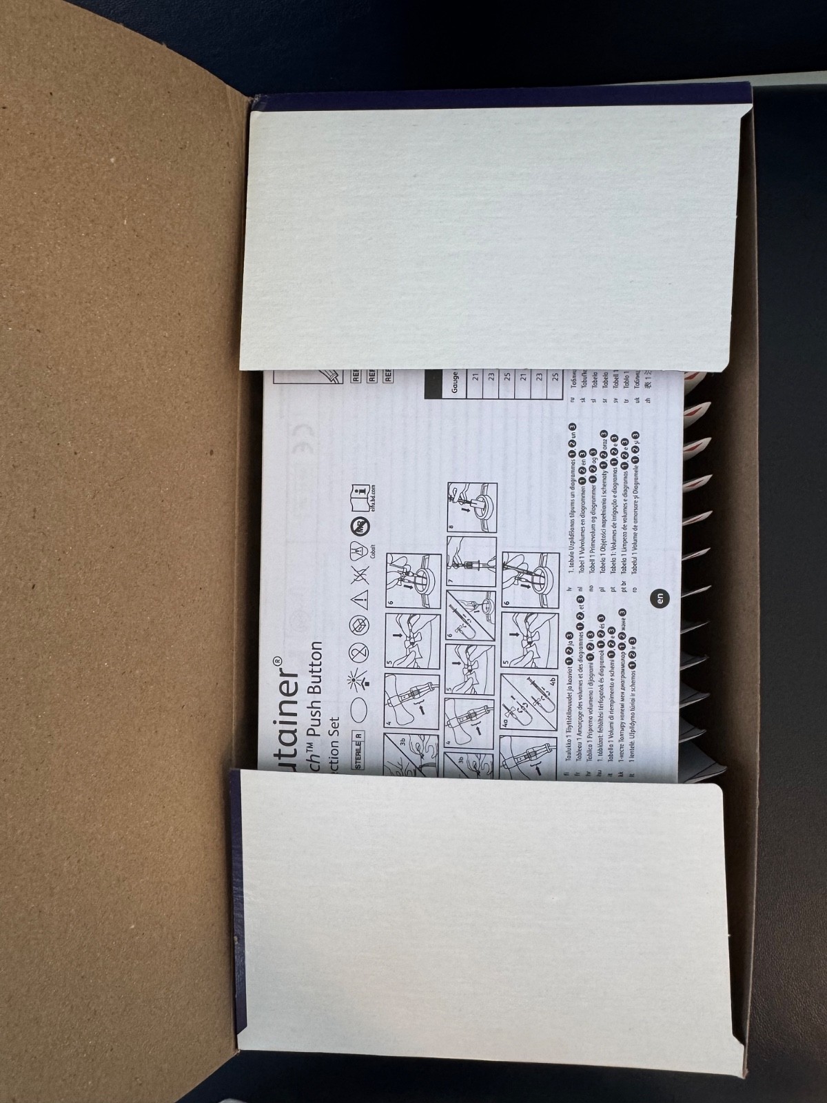 Sewing Needles 21g Butterfly Push Button Ultra Touch (Pack of 50)