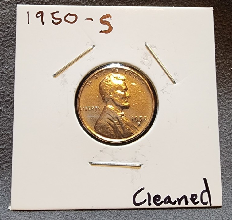 1950 S Lincoln Wheat Cent Penny Circulated