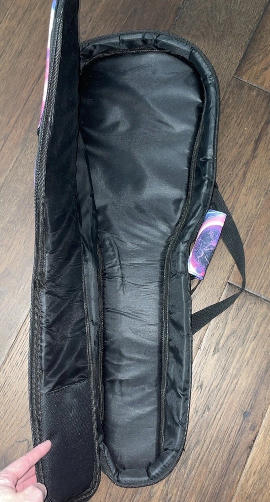 CLOUDMUSIC Ukulele Case Backpack Purple Galaxy