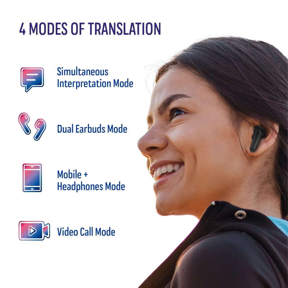 Verse.ai Language Translation Earbuds - White
