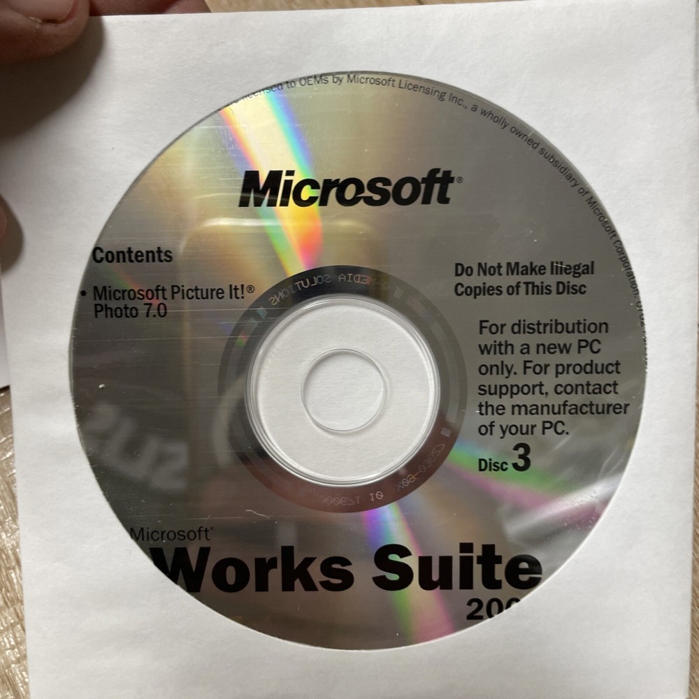 Microsoft Works Suite 2003 (Retail) (1 User/s) - Full Version for Windows