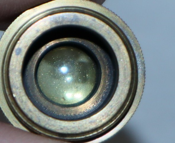 APSCO Microscope Objective | *Vintage* BRASS 10x Lens