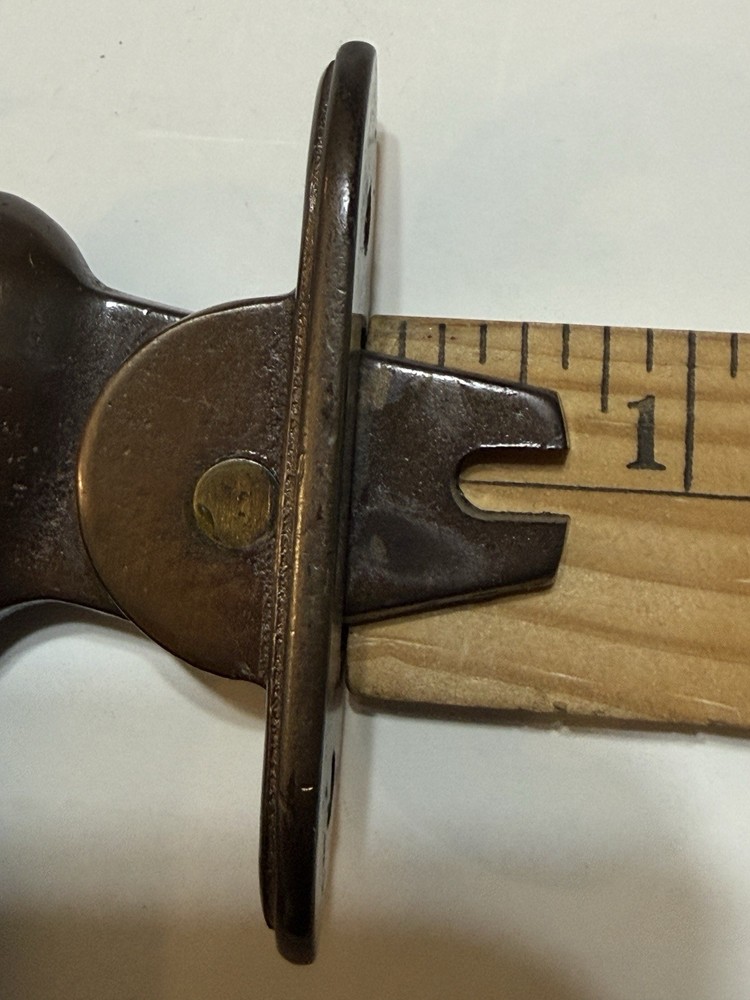 NOS SOLID BRASS DONOVAN SER S2 P2596 CAM HANDLE WINDOW LATCH RELEASING DEVICE