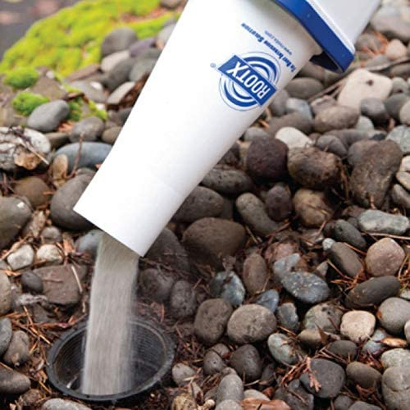 - 2LB. JAR with Funnel/Applicator Foaming Root Control for Sewer Lines An