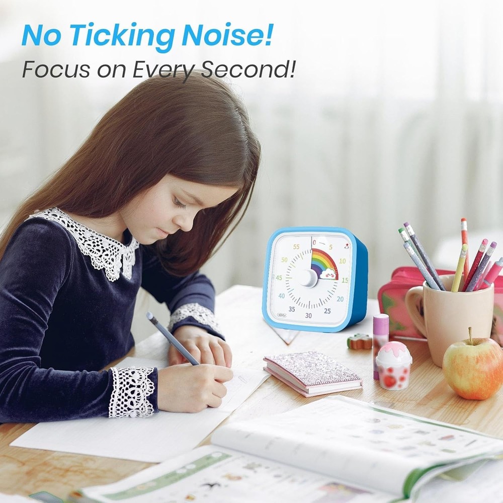 Rainbow Visual Timer for Kids and Adults