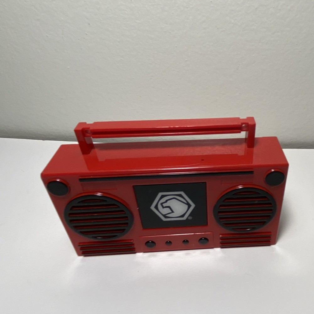 Matco Tools Bumpboxx Red Black Bluetooth Boombox with Headphone Jack