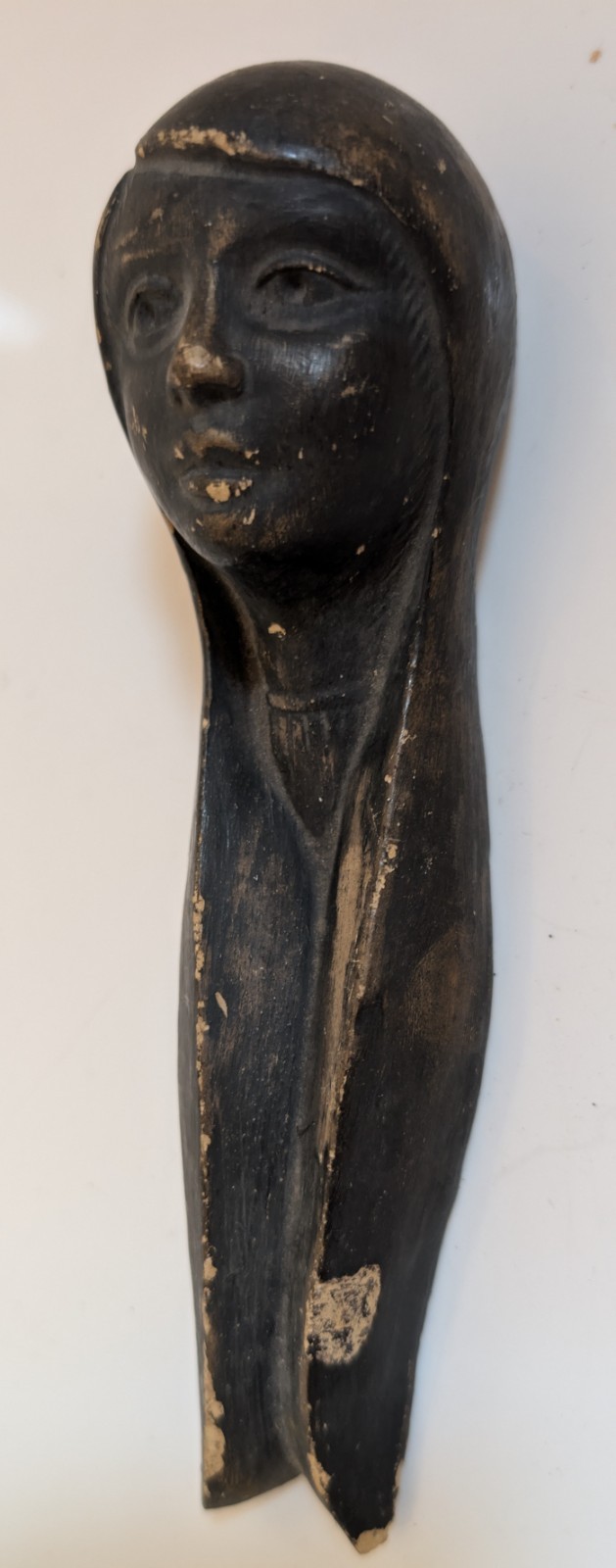 Native American Girl Ornament? - Art Nouveau Style Ceramic Wall Plaque Handmade?