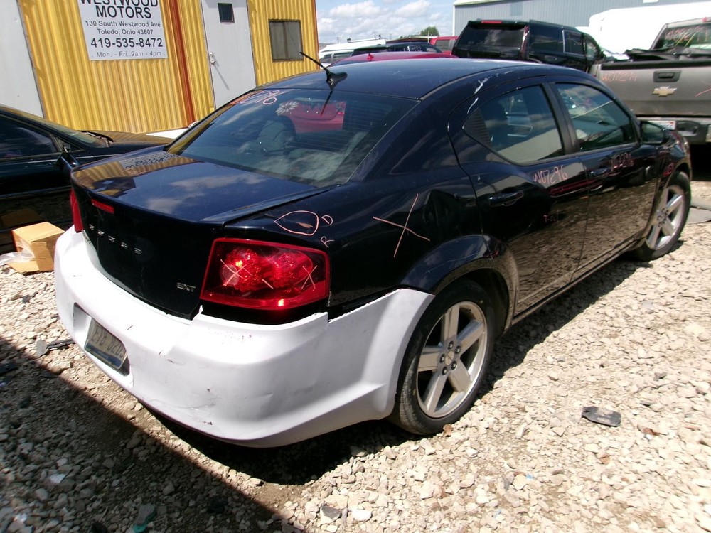Used Steering Column fits: 2012 Dodge Avenger Floor Shift w/o automatic headlamp