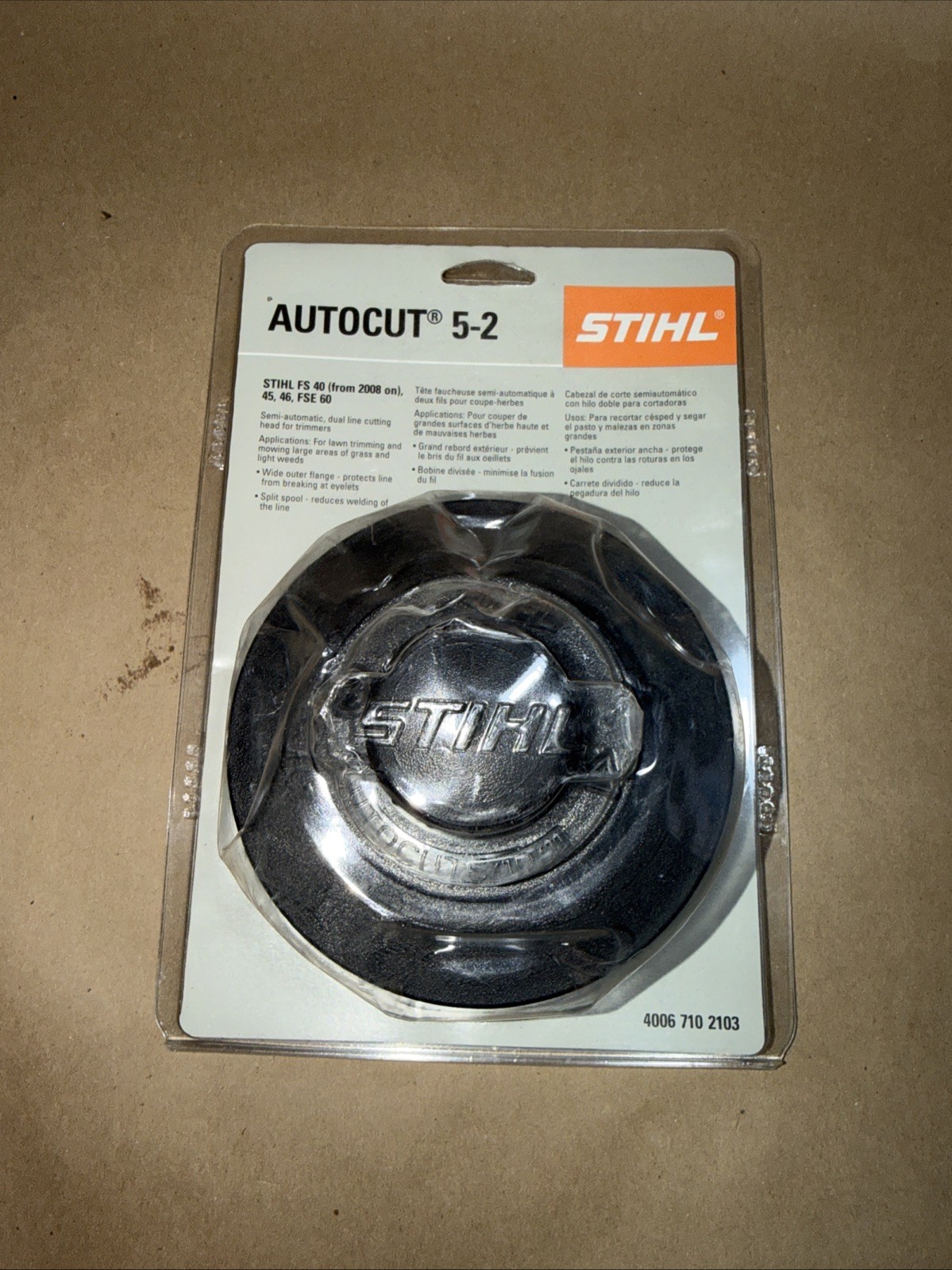 OEM Trimmer Head Stihl 5-2 FS38 FS40 FS45 FS46 FS50 FSE60 4006 710 2103 new