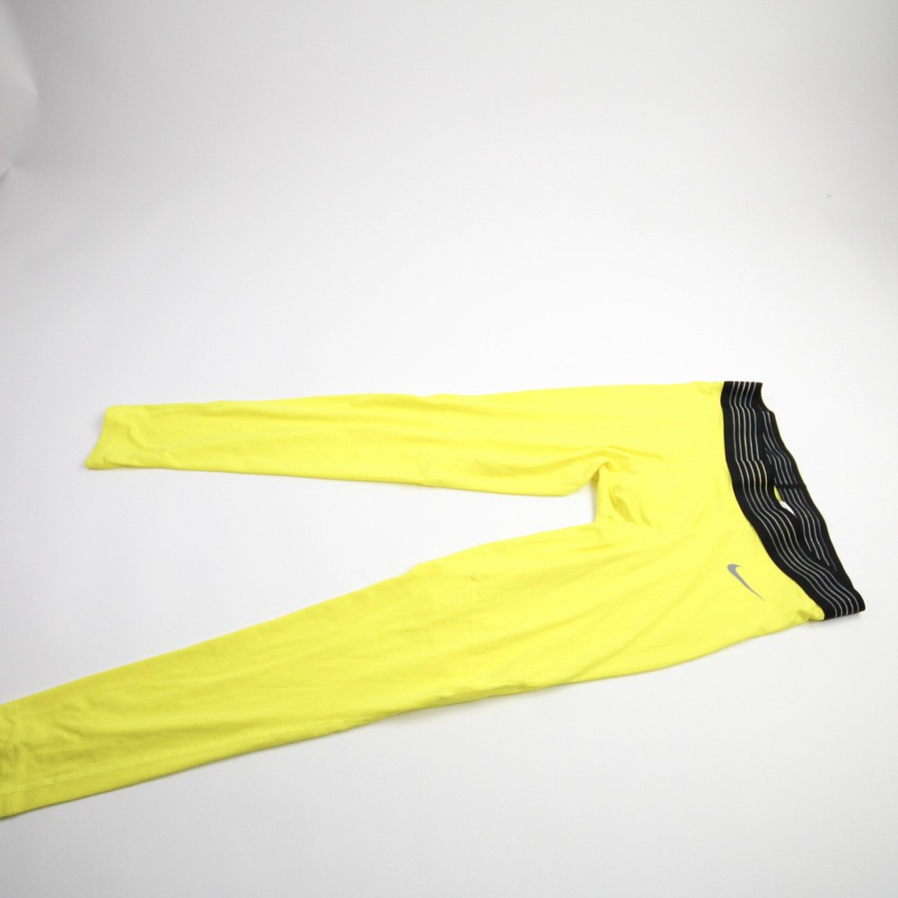 Nike Pro Compression Pants Men's Yellow Used M